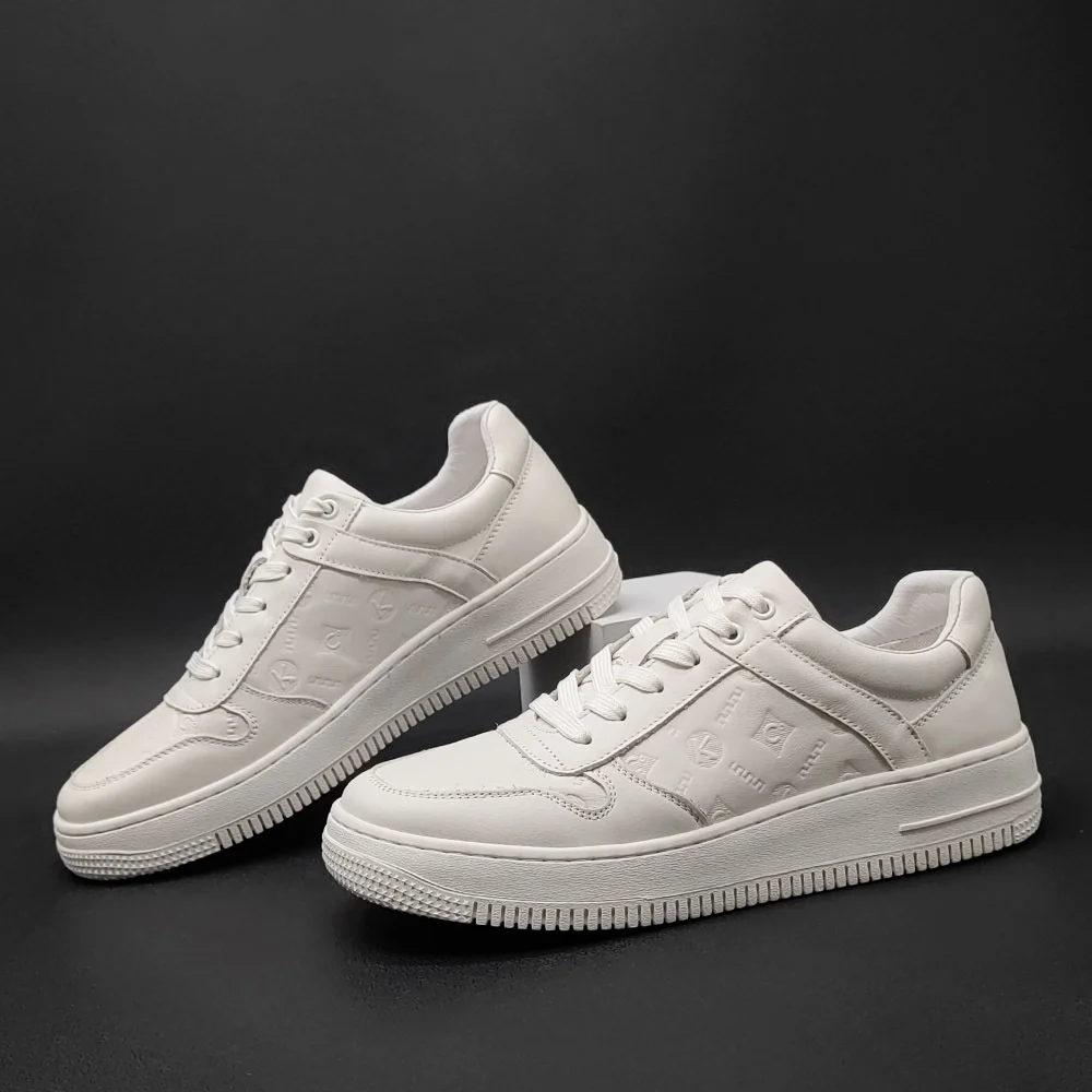 

Роскошные брендовые оригинальные маленькие белые модные туфли на толстой подошве Роскошные повседневные мужские туфли