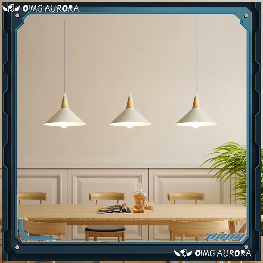 

Nordic Dining Room Chandelier Japanese Minimalist Tea Room Restaurant Table Bar Lighting Bedroom Bedside Chandelier