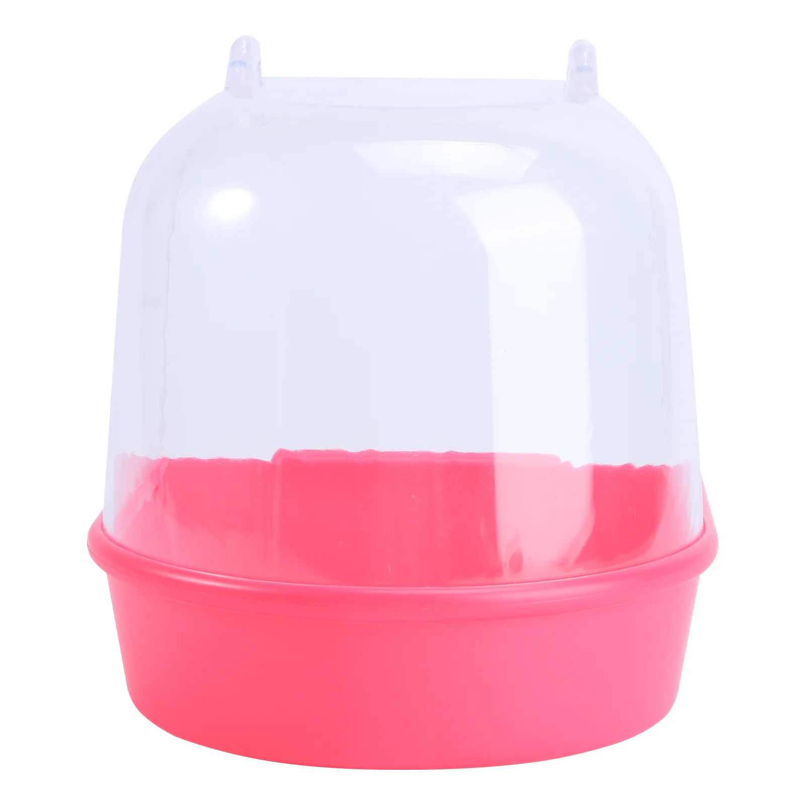 

Bird Bath Cageparrot Box Birds Tub Bathtub Covered Canary Parakeet Cockatiel Accessories Bathing Bowl Parrots Shower Pet Hanging