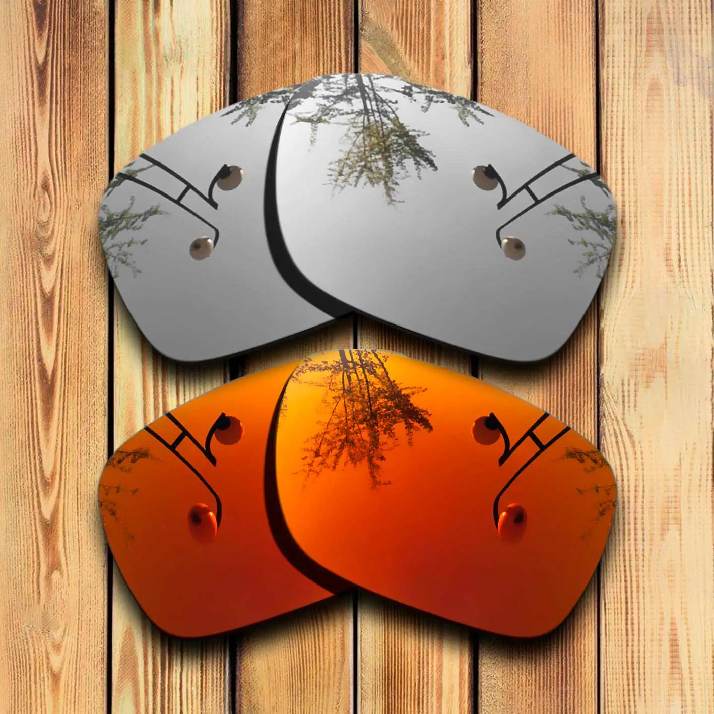 100% точно вырезанные поляризационные сменные линзы для солнцезащитных очков