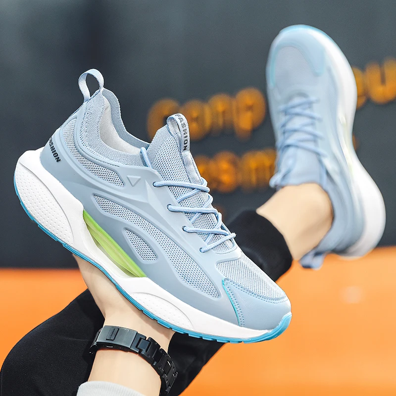 New 2023 Men's running shoes Breathable Outdoor sneakers Light sports shoes comfortable sports training shoes