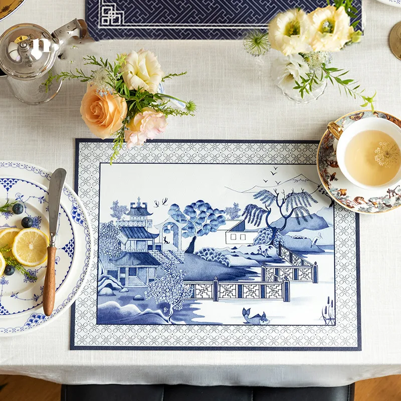 Фарфоровые термостойкие противоскользящие салфетки из ПВХ коврики для