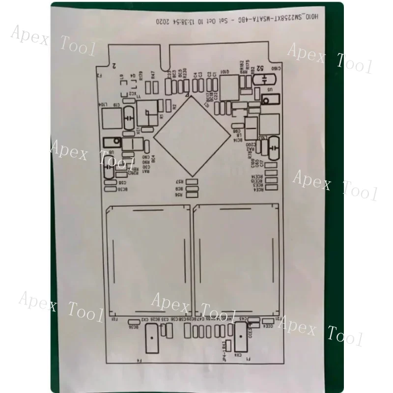 Huirong SM2258XT Msata SSD твердотельный накопитель BGA132 двухэтажная основная плата управления DIY полуфабрикат (art.: 3920ced393336) - 3920ced393336