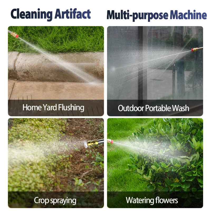 Беспроводной пистолет-распылитель для мойки автомобилей под высоким давлением