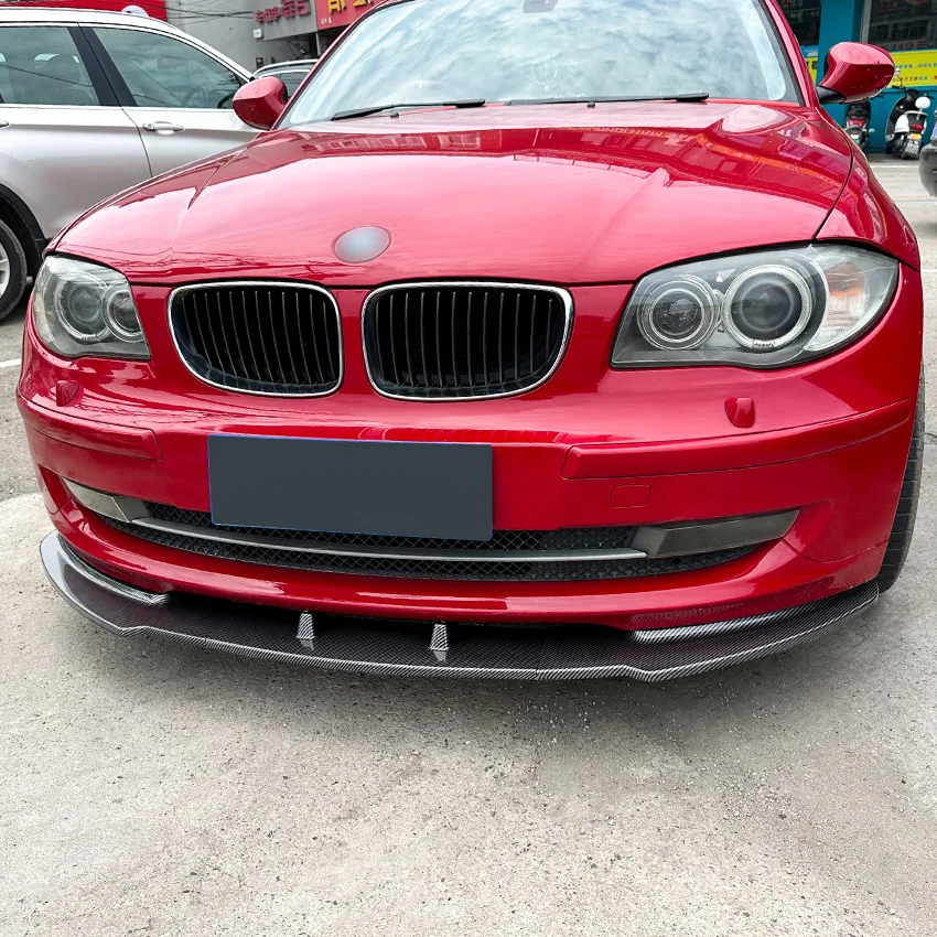 Для BMW 1 серии E81 E82 E87 E88 LCI модель 2005-2011 автомобильный передний бампер спойлер