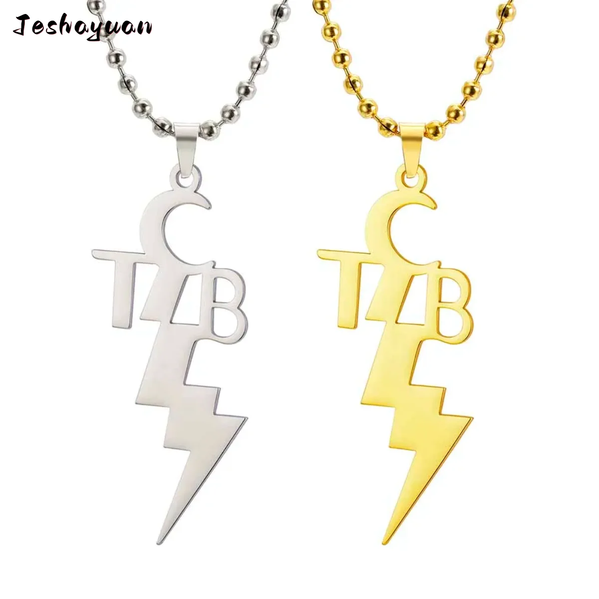 Jeshayuan ожерелье с горячей молнией TCB крутое для ухода за бизнесом шариковые