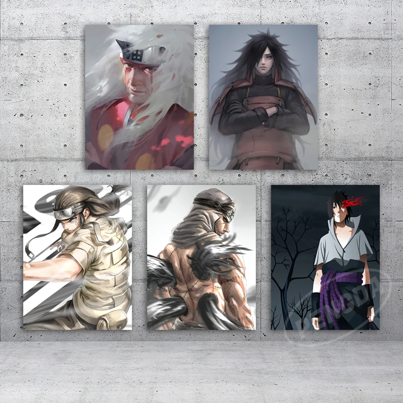 

HD Print Uchiha Izuna Home Decor Japanese Canvas Jiraiya Poster Anime Painting Wall Art Modular Picture No Frame For Living Room