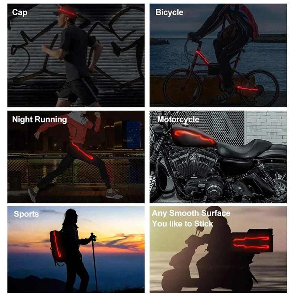 Предупреждающие огни для езды на велосипеде универсальный мотоциклетный шлем