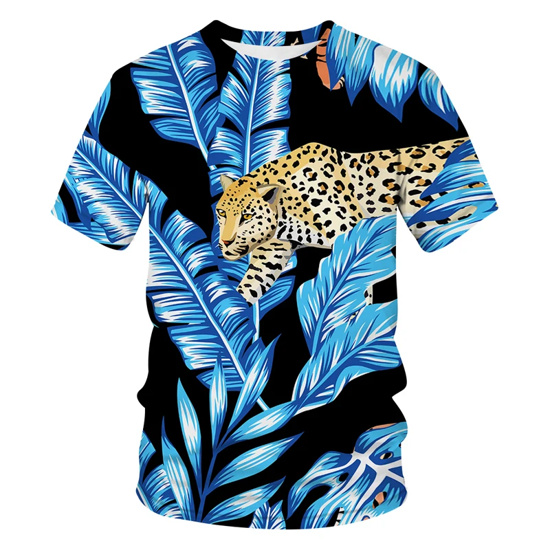 

Футболка мужская с рисунком животного, модная повседневная забавная тенниска с круглым вырезом и коротким рукавом, топ для отдыха, лето