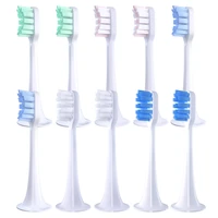 replacement brush heads for xiaomi mijia t300500 sonic electric toothbrush cleaner soft dupont bristle vacuum nozzles 10pcs