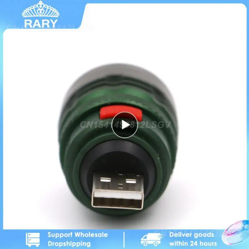 

1~10PCS Led Lighting Portable 3 Modes Power By Usb Interface Power Bank Ultra Bright Torch Lanterna Flashlight Mini Usb Flash