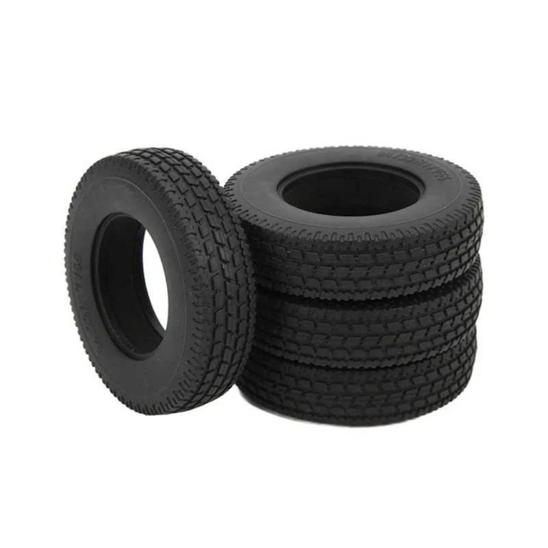 

4PCS Rubber Wheel Tyre Car Truck Tires for 1/14 Tractor Off-Road