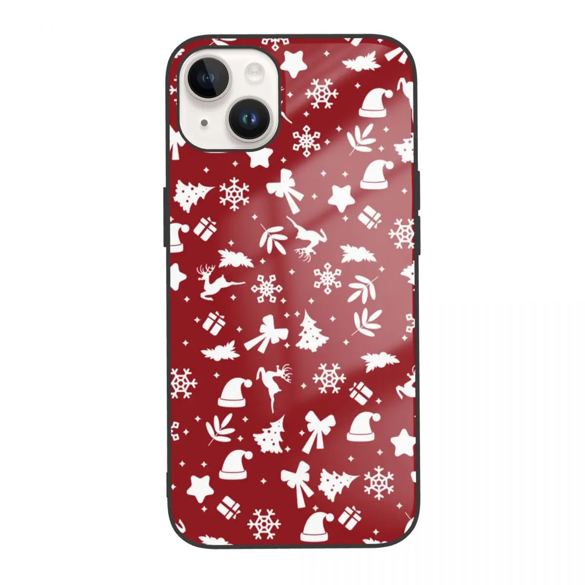 

Christmas Santa Claus Deer Phone Case For iPhone 14 iPhone 14 Plus Cover Protection Case Back Cover