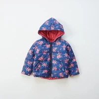 winter baby girls coat and jackets kids girl flower double wear lightweight cotton coat jackets 1 6 years toddler clothes