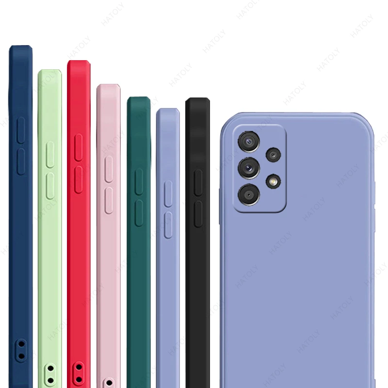 

For Samsung Galaxy A33 5G Case Cover for Samsung Galaxy A33 5G A13 A23 A53 A73 A04 A14 A34 A54 Phone Shell Liquid Silicon Case