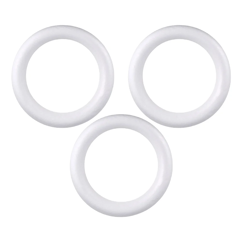

Foam Wreath Ring Styrofoam Rings Craft Diy White Round Polystyrene Circle Crafts Circles Christmas Floral Frame Form Shapes