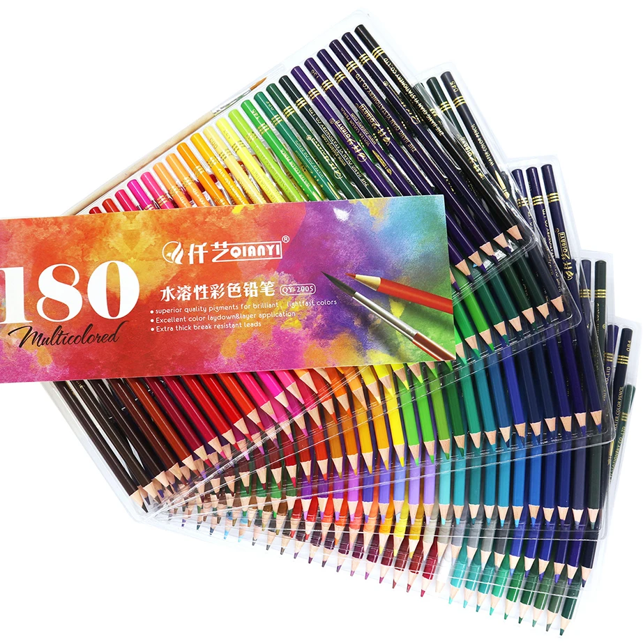 

Professional Watercolor Pencils Multi Colored Art Drawing Pencils in Bright Assorted Shades Art Supplies for Coloring Watercolor