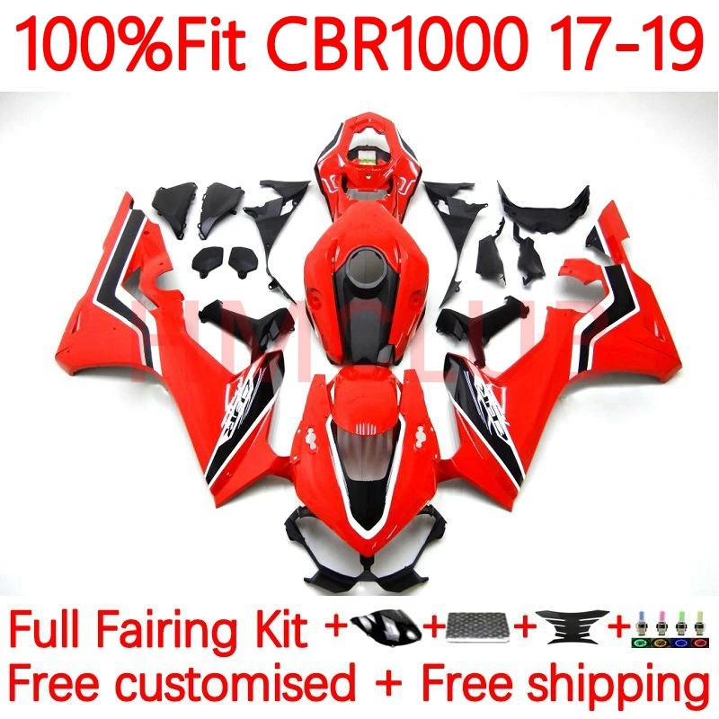 

Injection+Tank For HONDA CBR1000 CBR 1000RR 1000 RR CC CBR1000RR 2017 2018 2019 CBR-1000RR 17 18 19 Fairing 13No.41 factory red