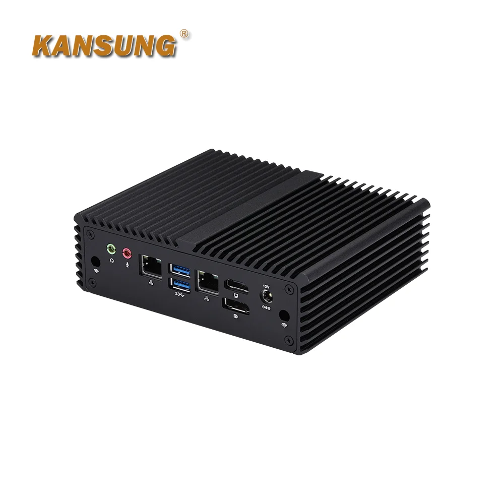 Kansung Core i3-10110u двухъядерный процессор промышленный компьютер 2*2 5g lan