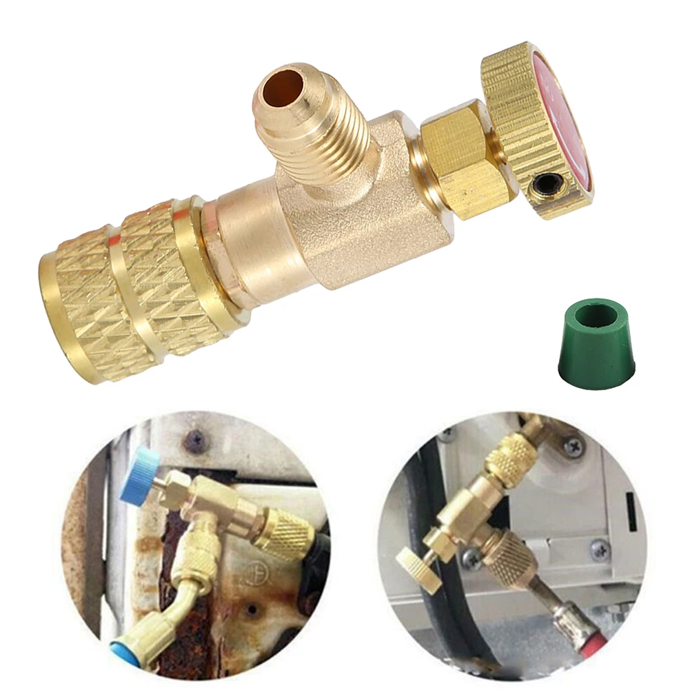 

Control Valves Shut-off Valve Air Conditioning Assembly Copper Fitting Liquid Part R410A R22 Refrigeration Charging Replacement