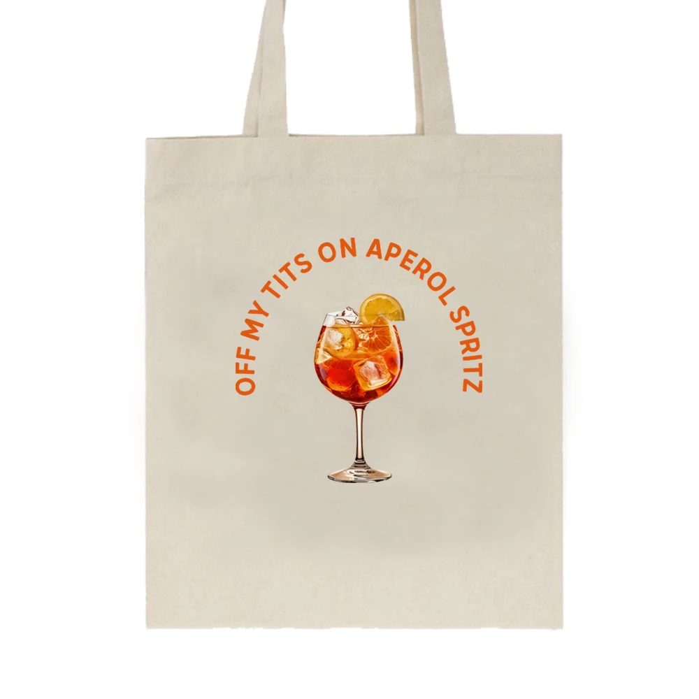 Женская Забавная Сумка-тоут Через Плечо Отк Мои Обсиди На Aperol Spritz С Коктейльным