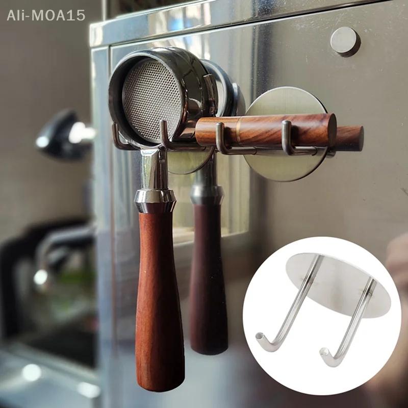 

1pc Self-adhesive Coffee Bottomless Portafilter Wall Rack 51mm/53mm/54mm/58mm Coffee Bottom Filter Holder Tools Cafe Accessories