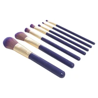 8pcs makeup brush set containing flannel bag full set of eye shadow brush beauty tools