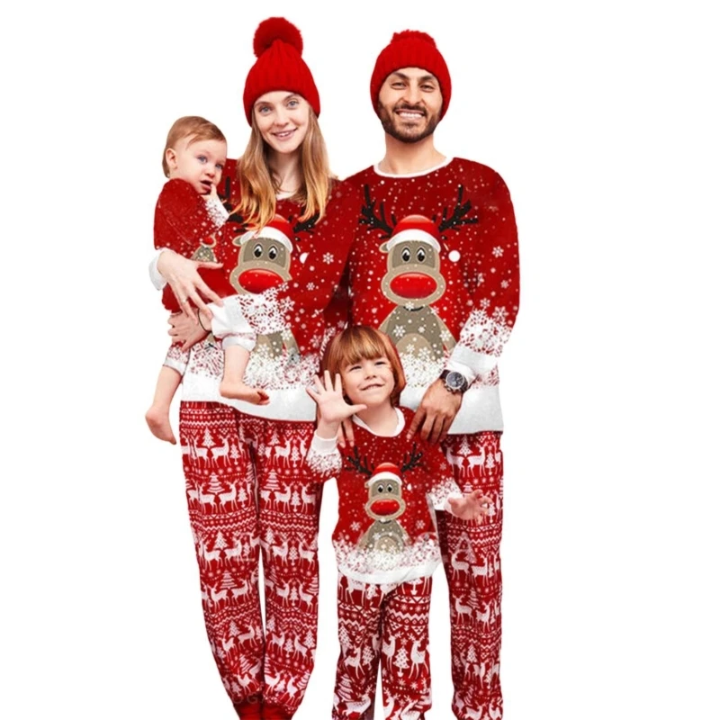 

Christmas Pajamas for Family Holiday Sleepwear Set for Women Men