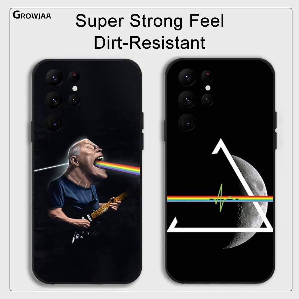 P-Pink-K F-FloydES Чехол для телефона Samsung Galaxy S24 Ultra S22 S23 S21 S20 5G Защитный силиконовый чехол