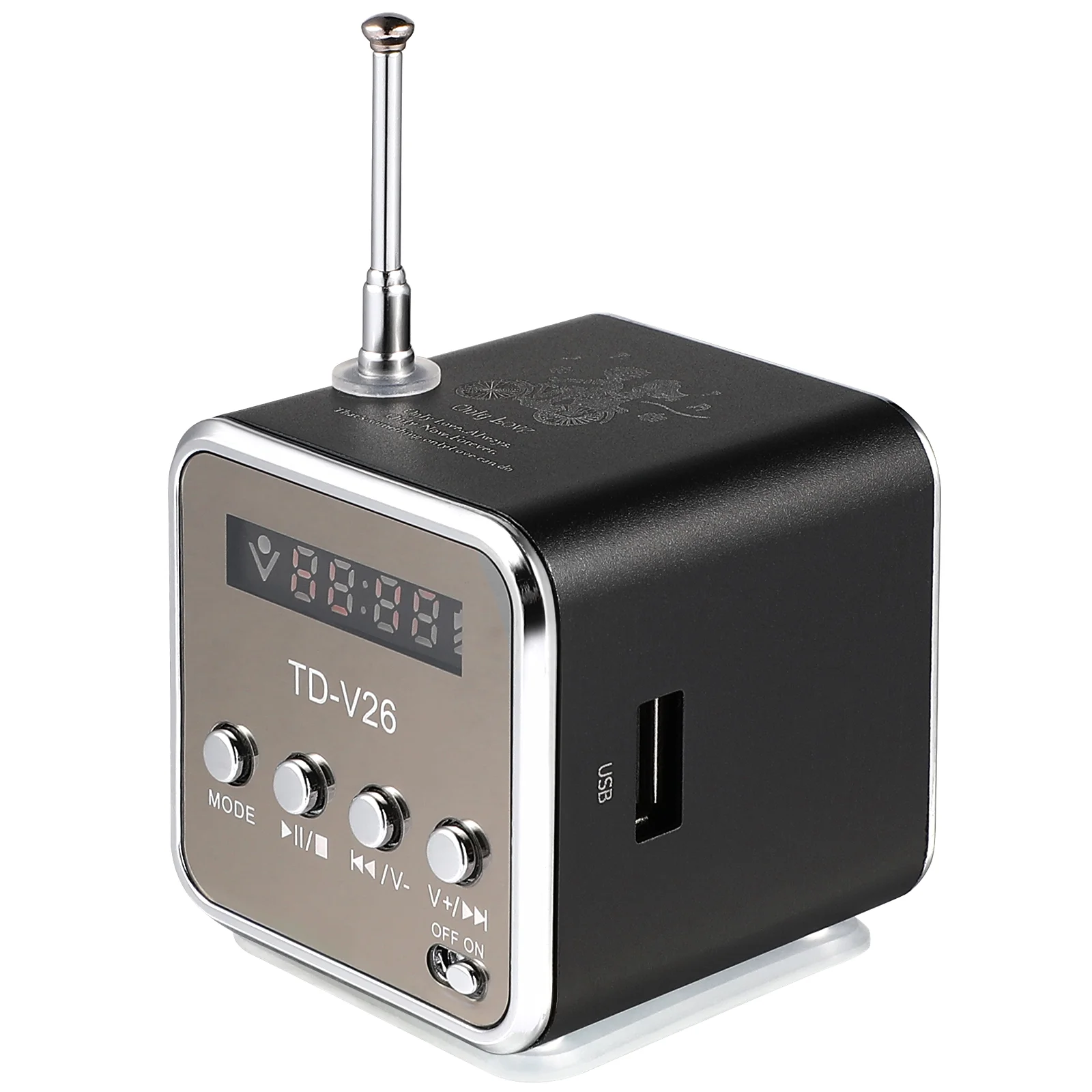 Мини-динамик Ретро беспроводной Mp3-плеер радио для пеших прогулок портативный