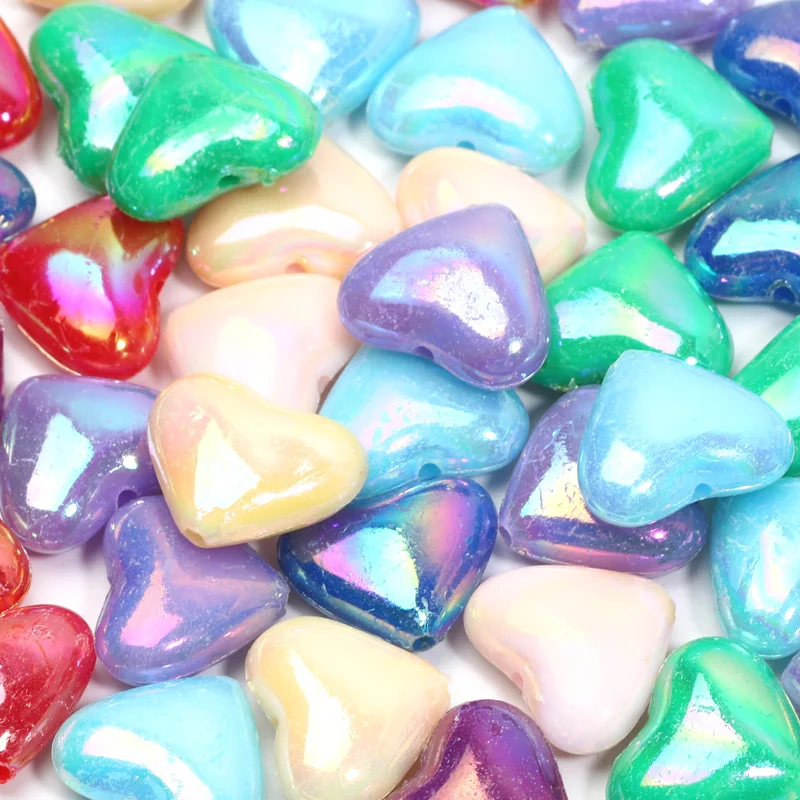 30 шт., разноцветные акриловые бусины для ювелирных изделий, 13 х15 мм