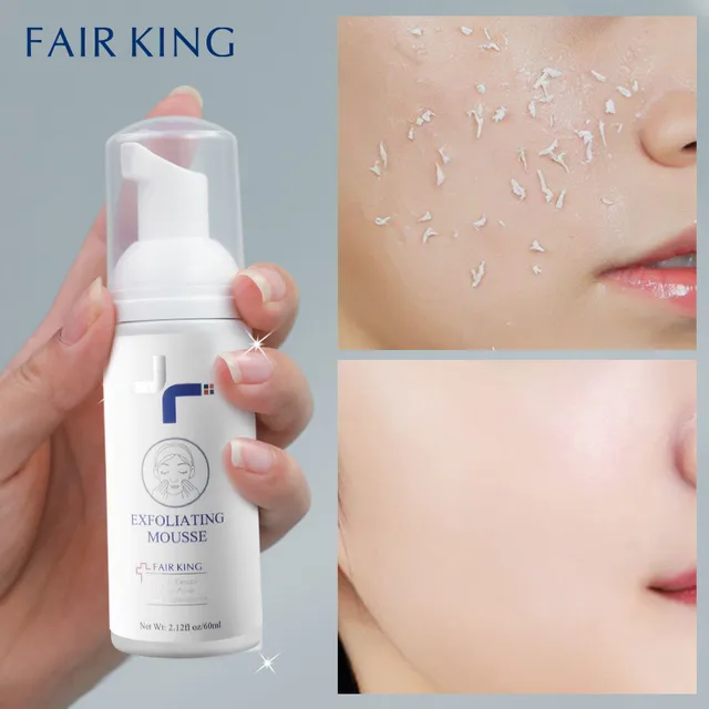 Foaming Exfoliating Mousse Deep Remove Cleaning All Skin Types Wash Face Smooth Moisturizing Skin Exfoliator Unblock Pores 60ML 2