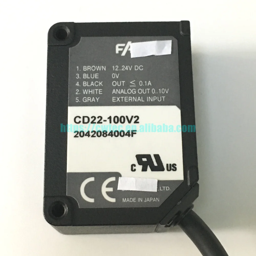 

Factory price Original OPTEX Measurement range 20 to 50mm pnp npn Compact Laser Displacement Sensors CD22-35V