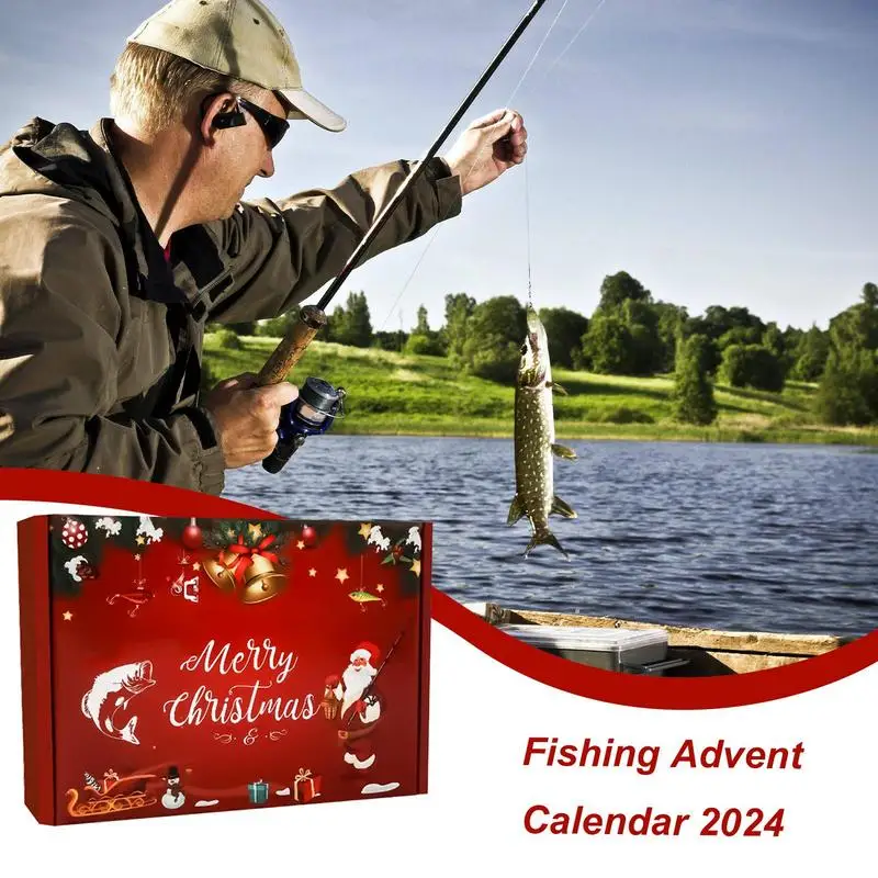 Рыболовная приманка на 2024 год Адвент-календарь Рождественская рыбалка