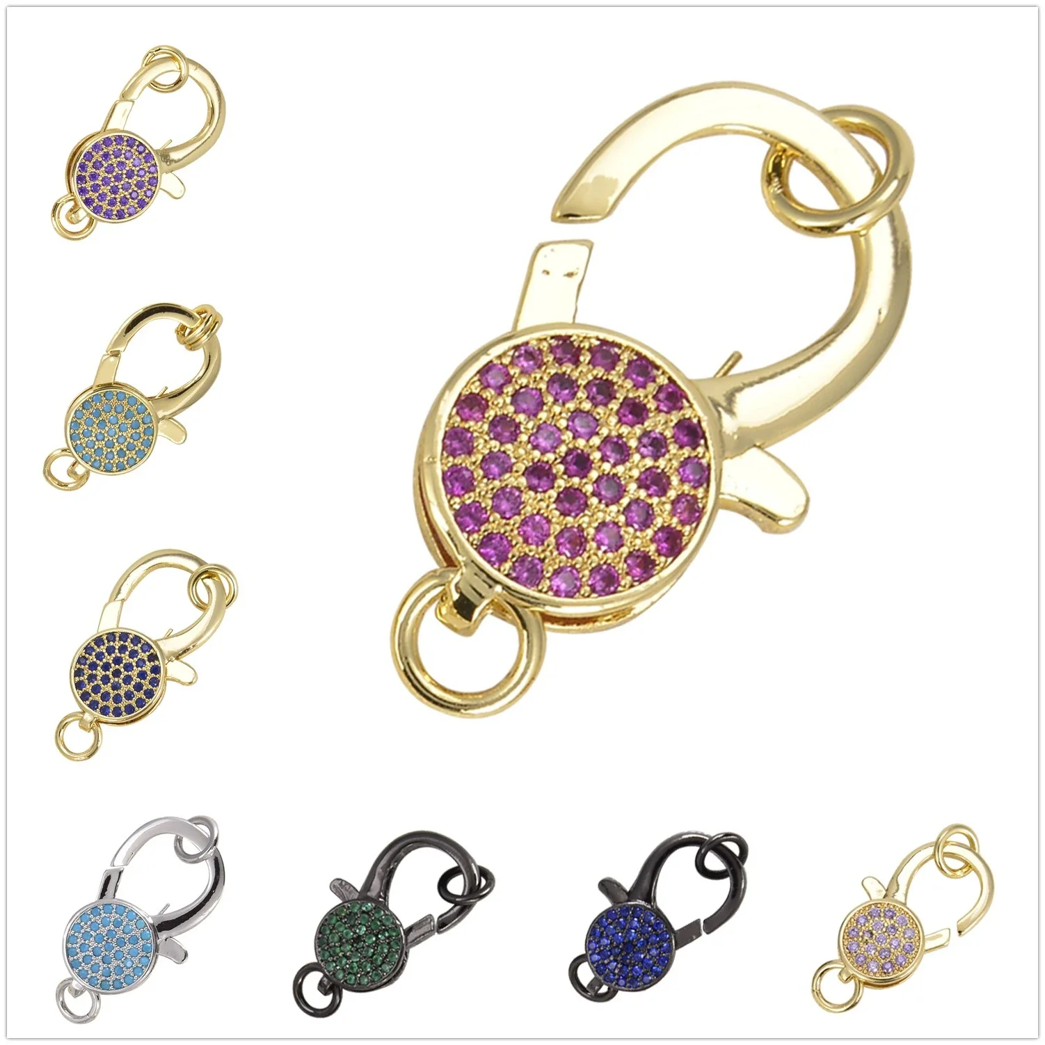 

Застежка-карабин для ювелирных изделий, 10 шт.