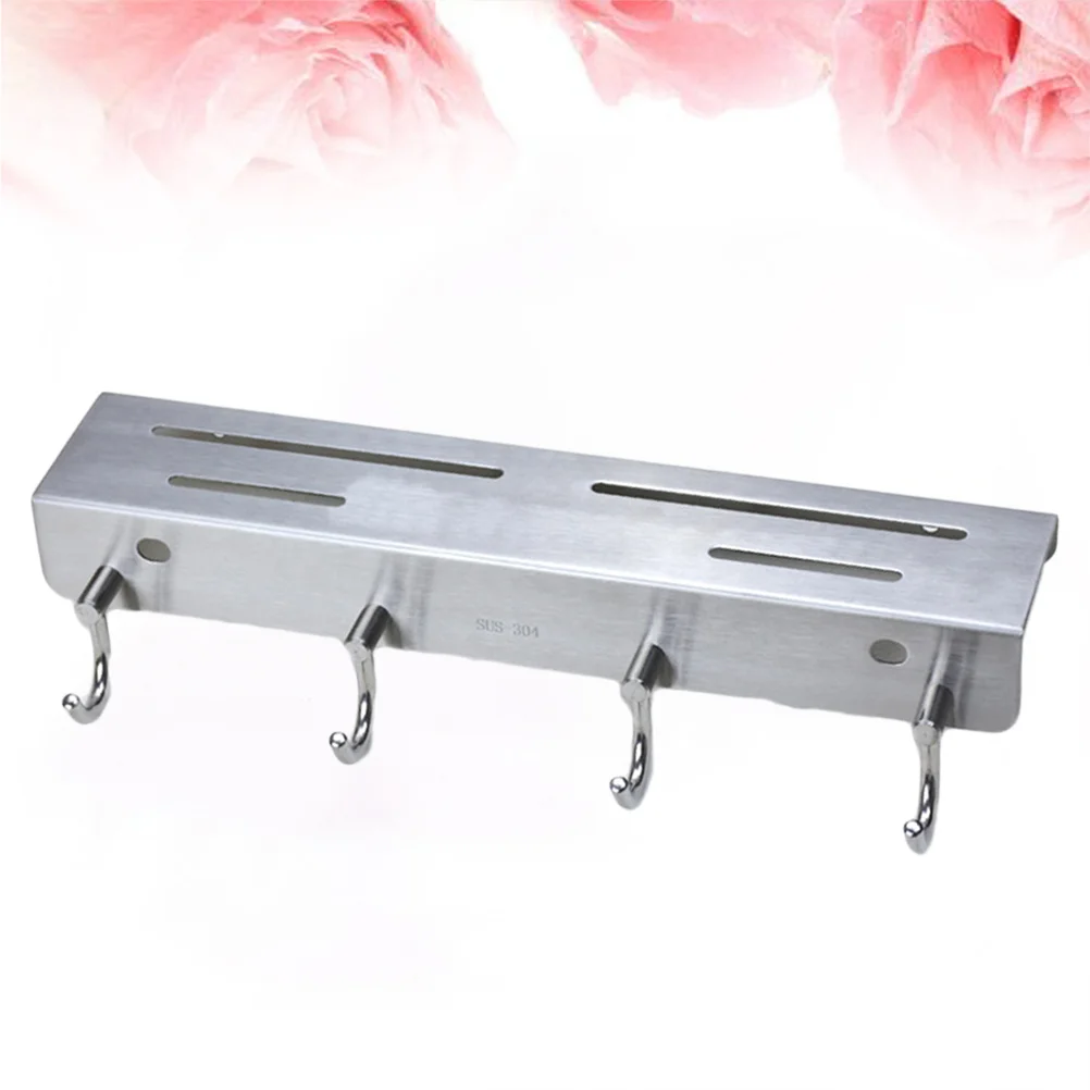 

Space Saving Practical Wall-mounted Stainless Steel Holder Block for Home