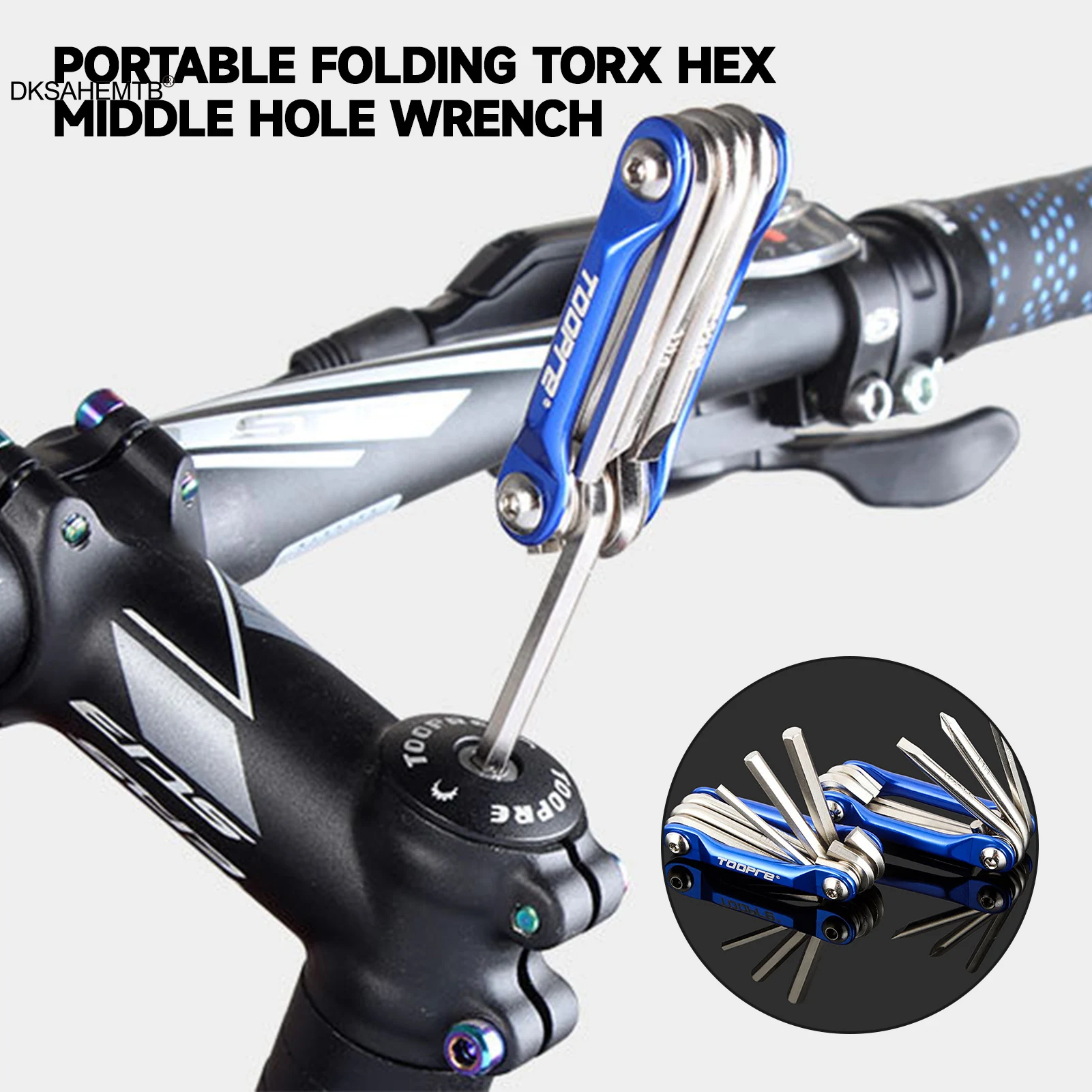 

Легкий портативный набор инструментов для ремонта горного велосипеда 6 в 1, Набор отверток для ремонта спиц