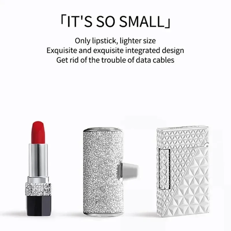Фото Power Bank Shiny Diamond Fashion Высокое качество 5000 мАч Портативное зарядное устройство Мобильный Power Bank Power Banks Быстрая зарядка №3