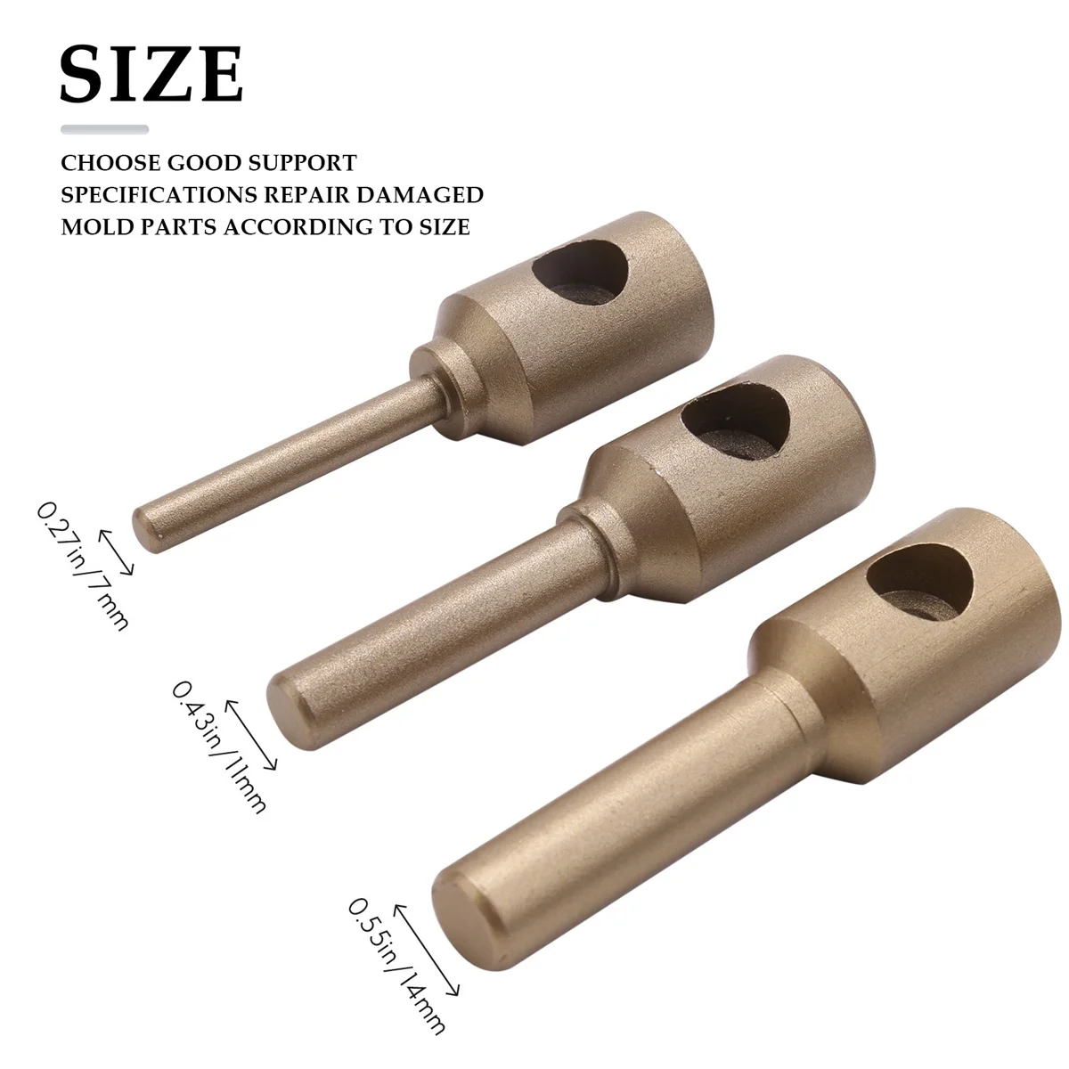 7/11/14 мм инструменты для ремонта сантехники пластиковые полипропиленовые головки