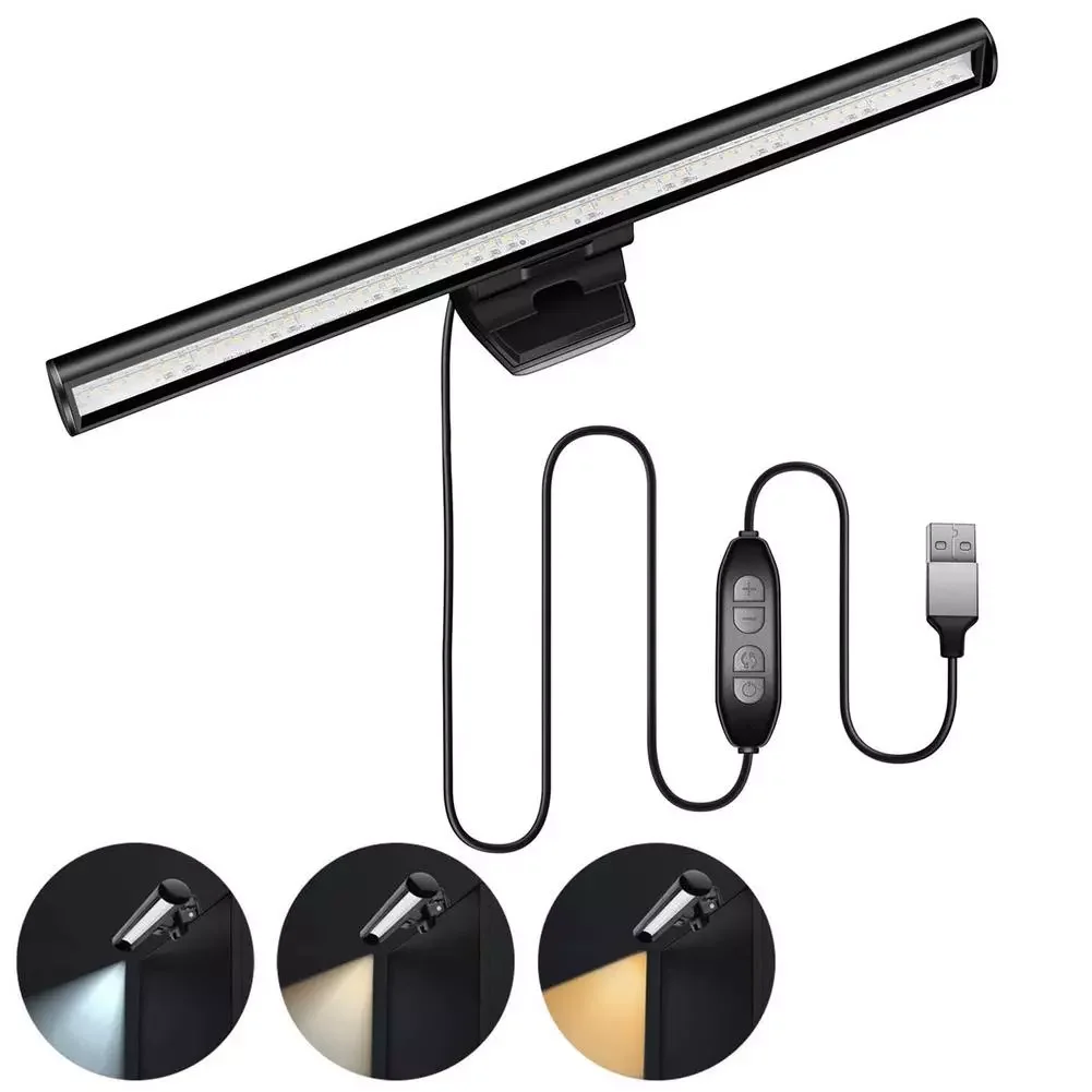

LED Light Dimmable USB Desk Lamps Monitor Laptop Screen Light Bar LED Desktop Table Lamp Eye Protection Reading Lamp