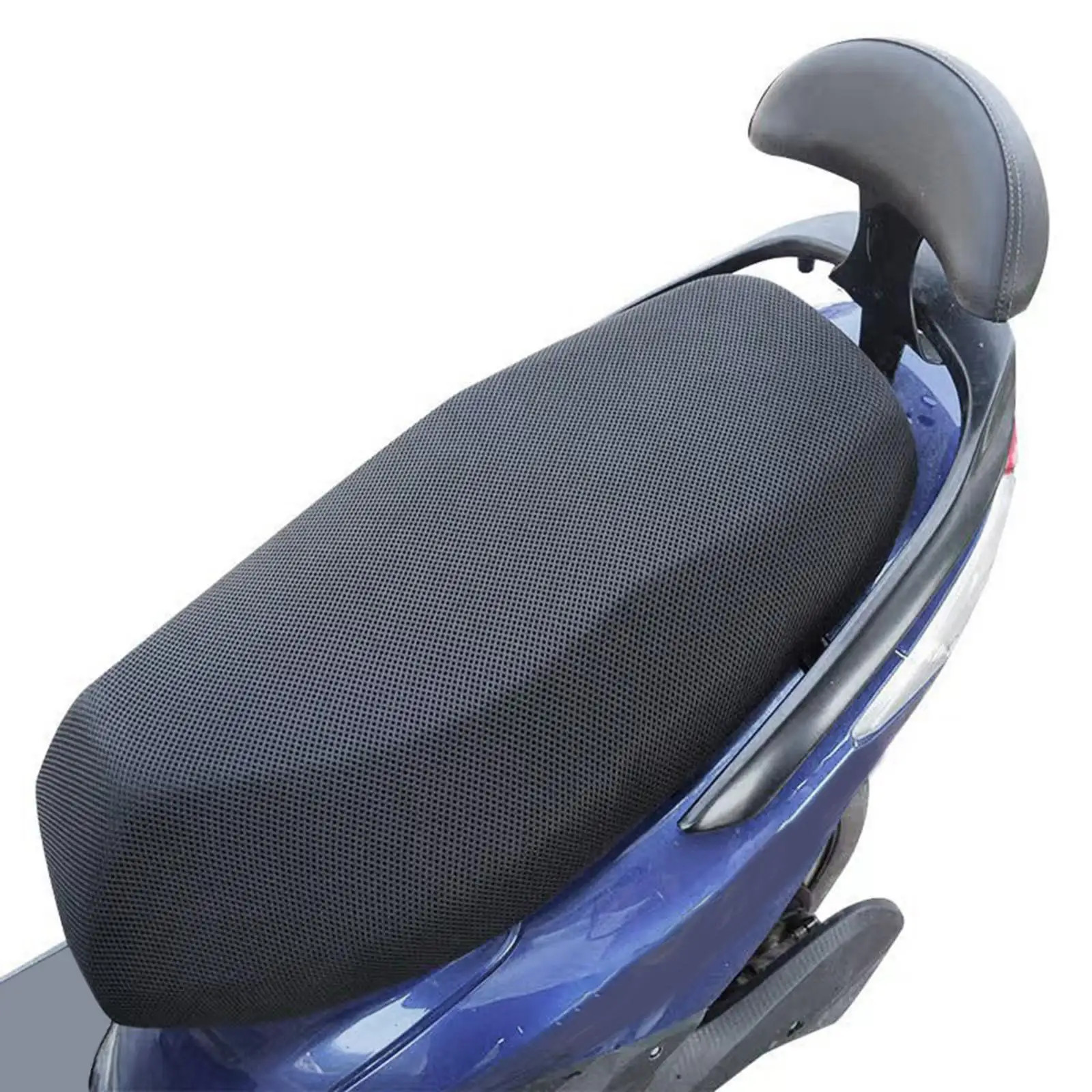 

Motorcycle Seat Cushion Cover Stretchy Comfortable Mesh for Motorbike