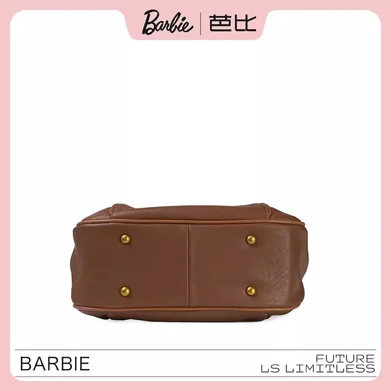 2024 Mattel Barbie New Tote Bag Handheld Large Single Shoulder Crossbody Capacity Casual Women'S Girls Gift