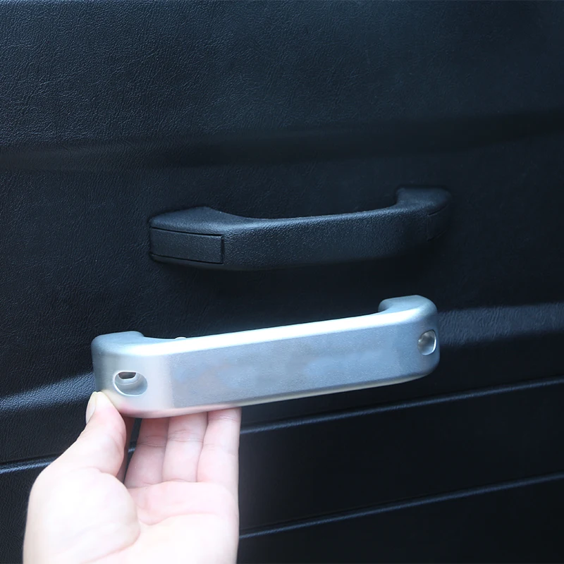 For Land Rover Defender 90 110 130 2014-2018 Car Interior Door Handle Trim Aluminum alloy Replacement Accessories