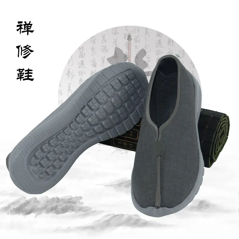 Chinese Style Men Unisex Tai Chi Martial Arts Meditation Shoes Exercise Athletic Fintess Sneakers Casual Wushu Wing Chun Shoes