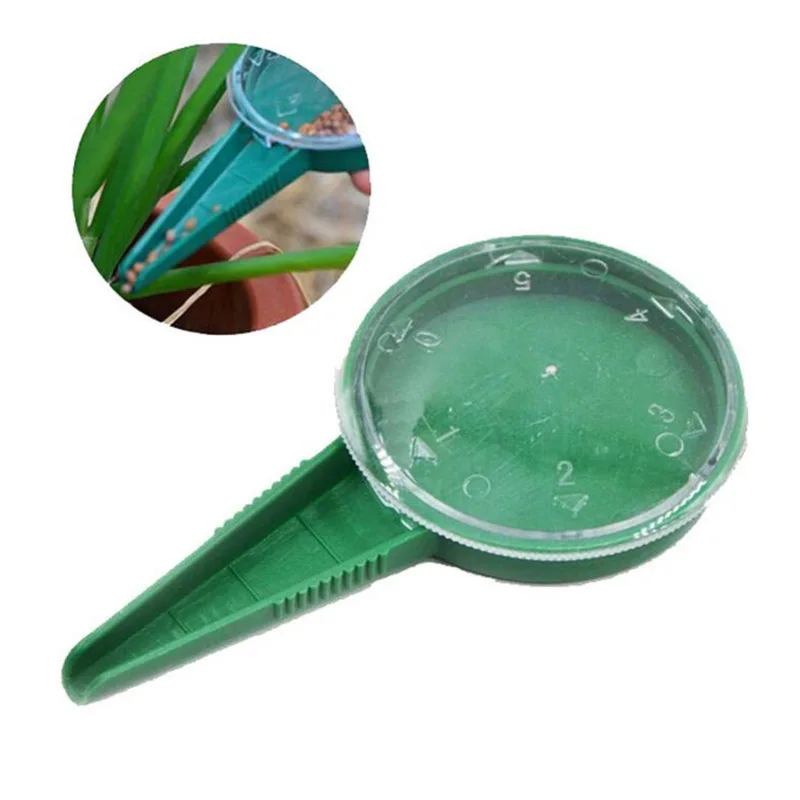 

Plant Seed Sower 5 File Adjustable Planter Hand Held Flower Grass Plant Seeder Garden Multifunction Seeding Dispenser Tools Acce