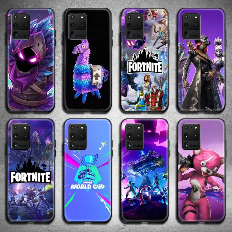 

Game Fortnite Phone Case For Samsung Galaxy S21 Plus Ultra S20 FE M11 S8 S9 plus S10 5G lite 2020
