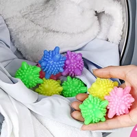 2pcs magic laundry ball reusable household washing machine clothes softener remove dirt clean starfish shape pvc solid