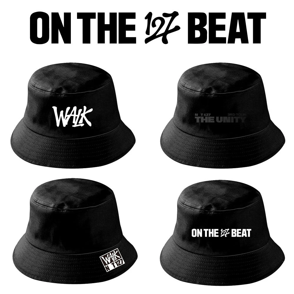KPOP NT127 Альбом MALK Панама ON THE 127 BEAT Tour Рыбацкая шляпа с буквенным принтом Taeyong JaeHyun YUTA