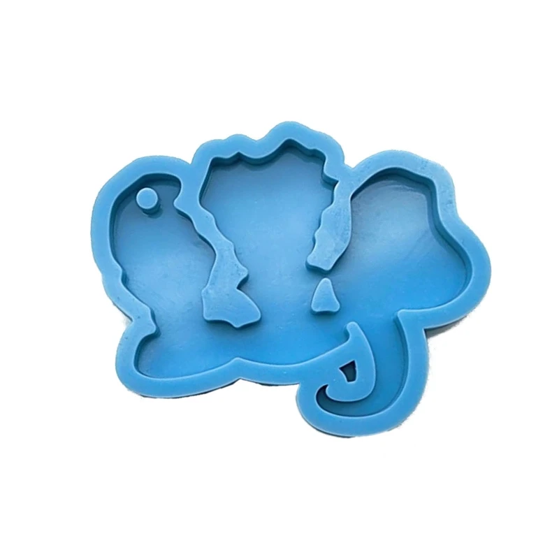 

28TF Shiny Glossy 3 Girls Shape Ornaments Silicone Epoxy Resin Mold DIY Keychain Pendant Jewelry for Valentine Gift Craft