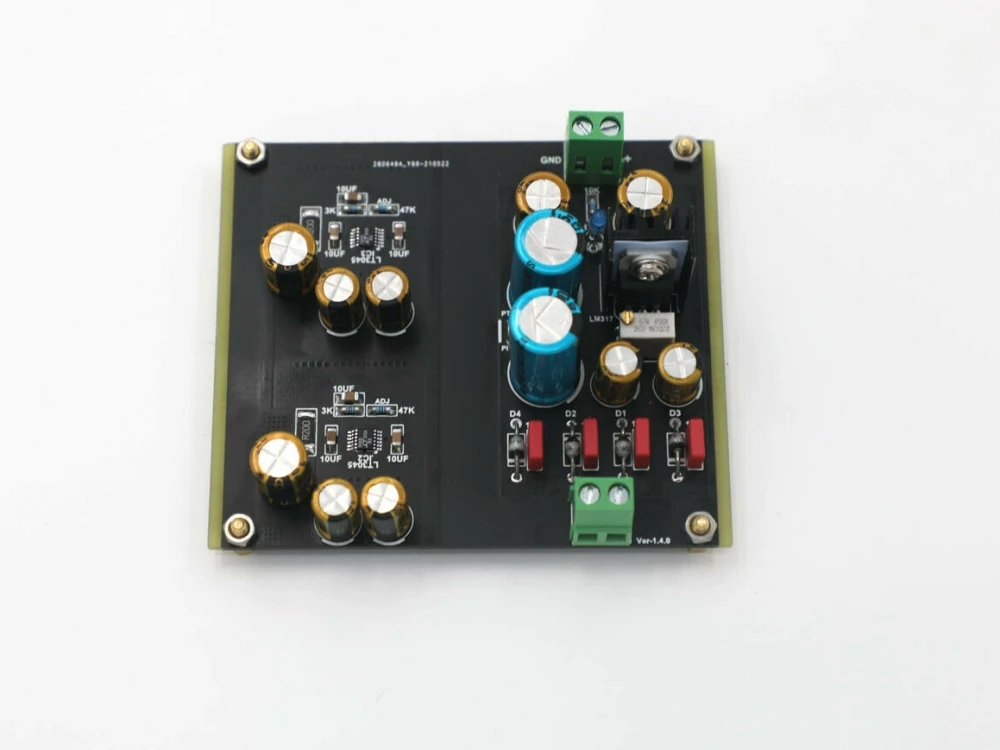 

Two-stage Voltage Regulator LM317 + 2X LT3045 In Parallel Linear Power Supply